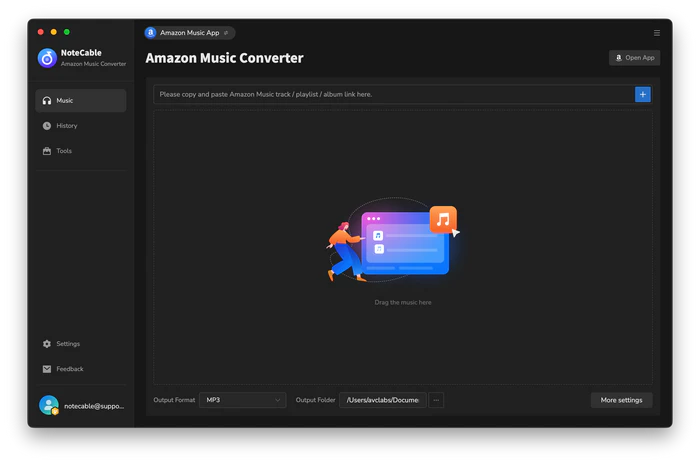 notecable amazon music converter