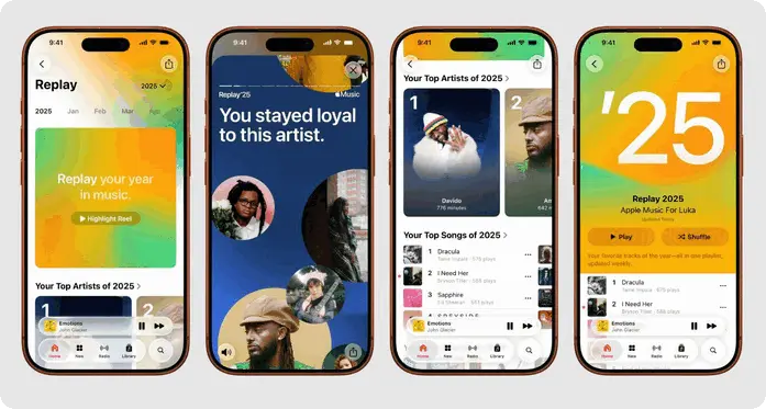 apple music replay iphone