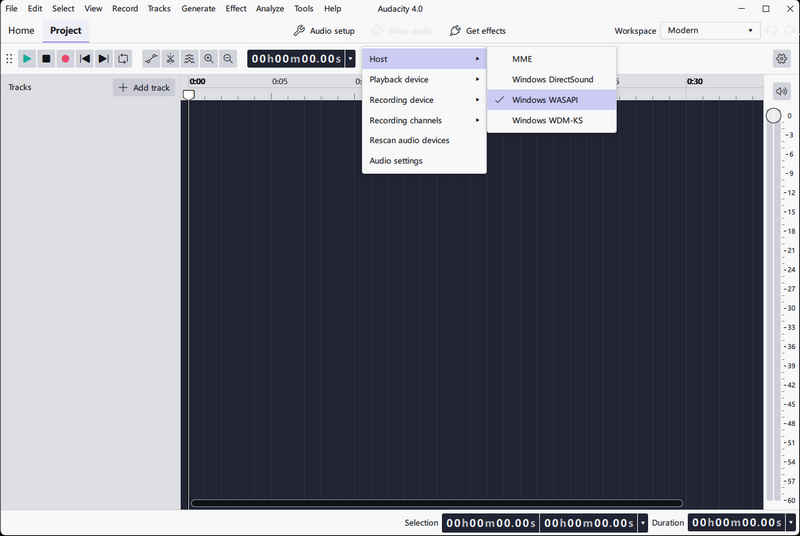 audacity amazon music mp3 recorder