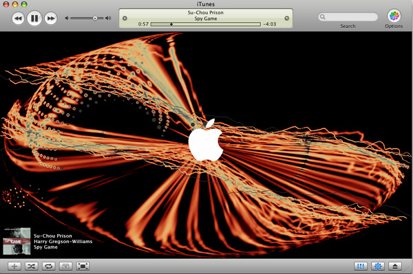 itunes visualizer