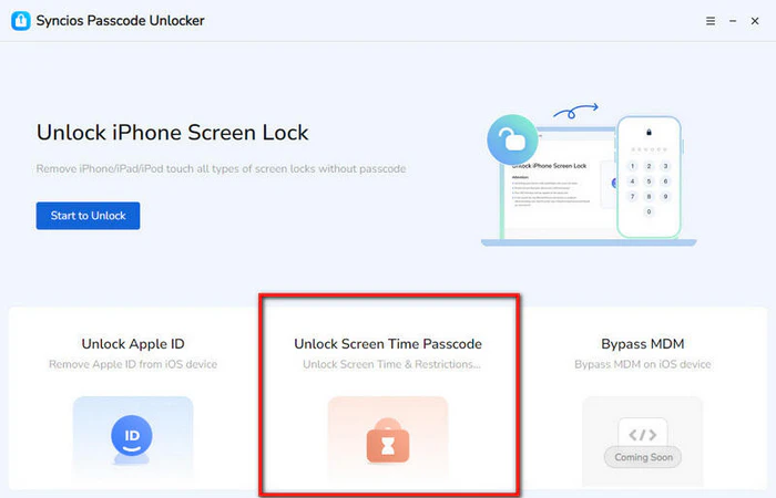 unlock screen time