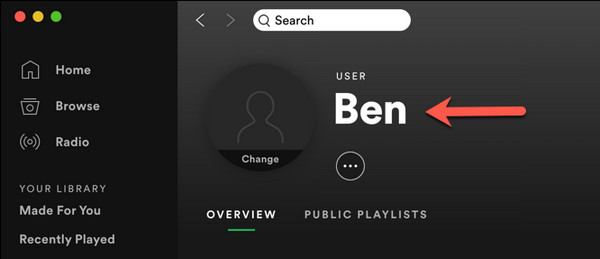 spotify displayname