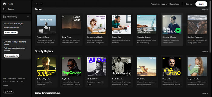 spotify ui