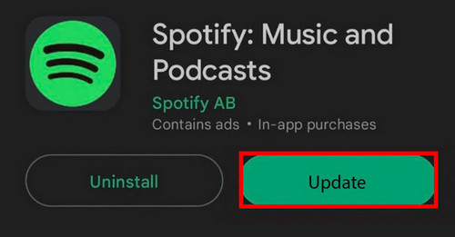 update spotify