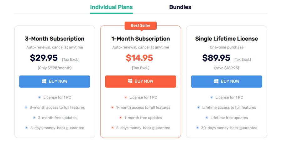 tunefab apple music converter pricing