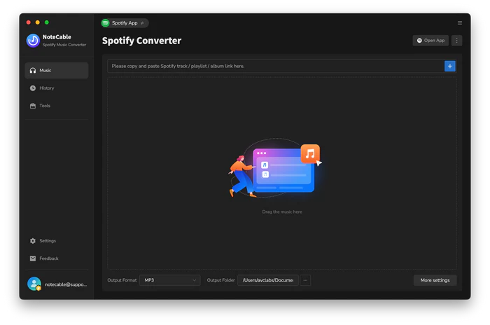 notecable spotify music converter