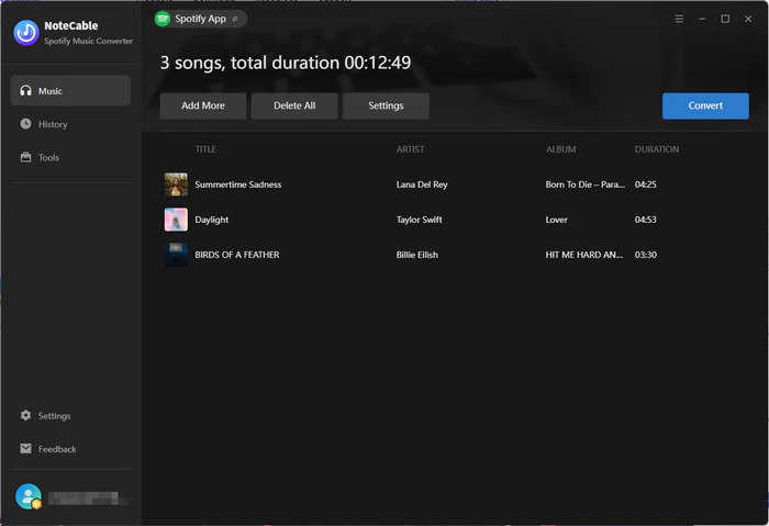 converting songs