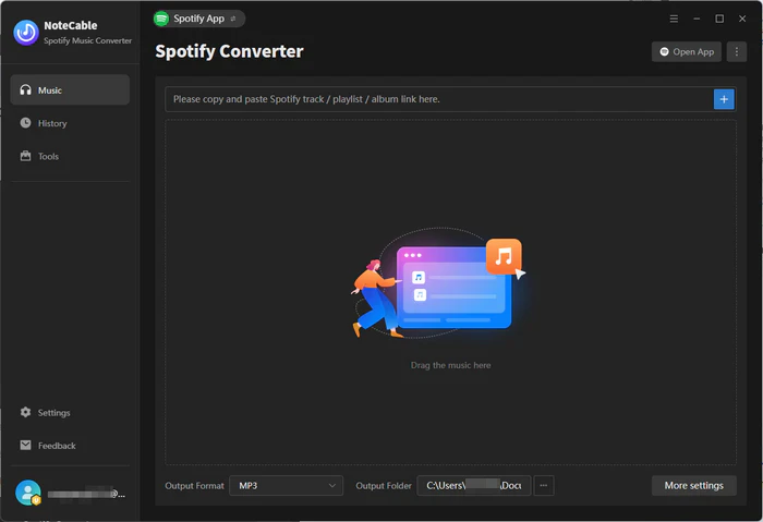 notecable spotify music converter