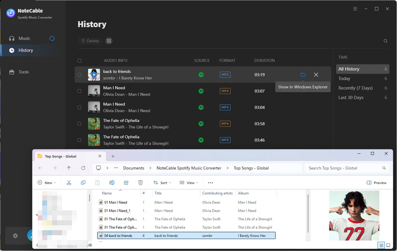 notecable spotify music converter