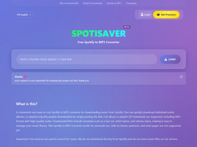 spotisaver