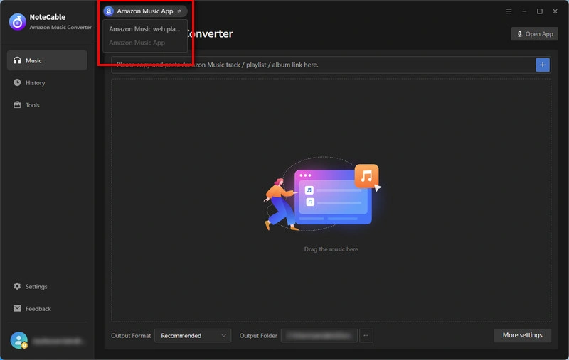 NoteCable Amazon Converter Mode Switch