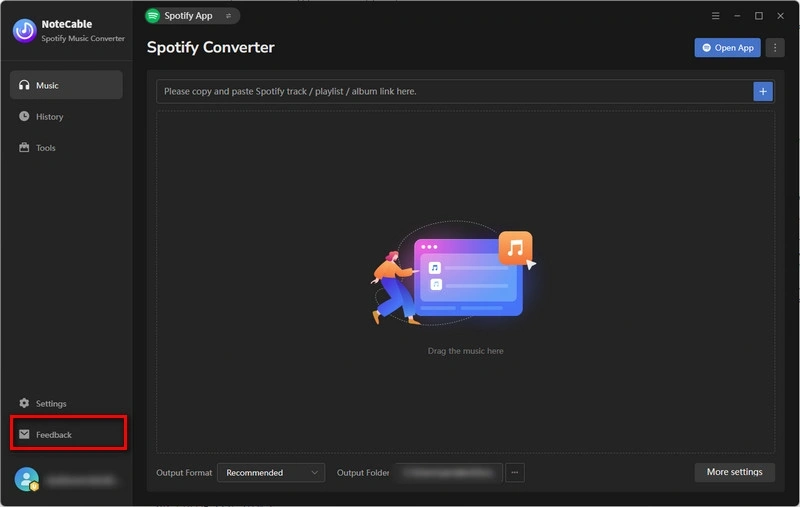 NoteCable Spotify Converter Feedback