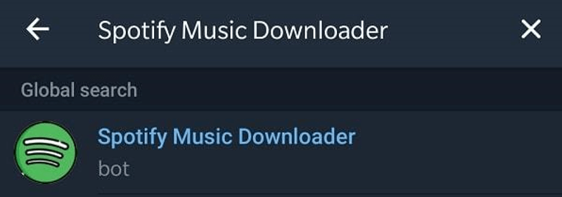 telegram spotify bot