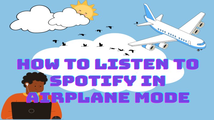 listen to spotify in airplane mode