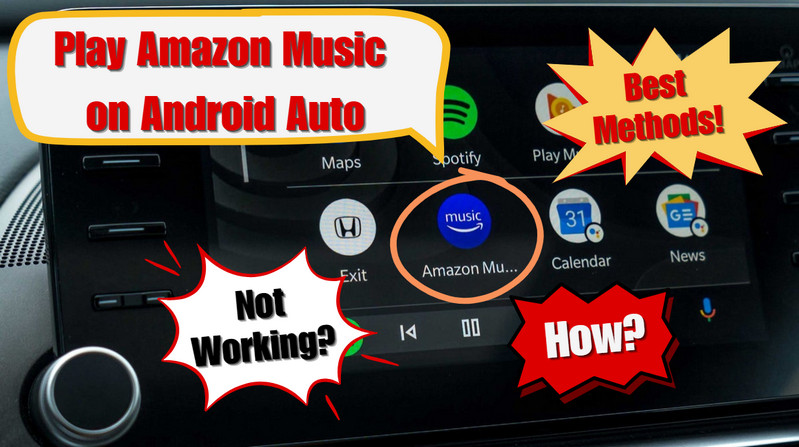 how to play amazon music on android auto